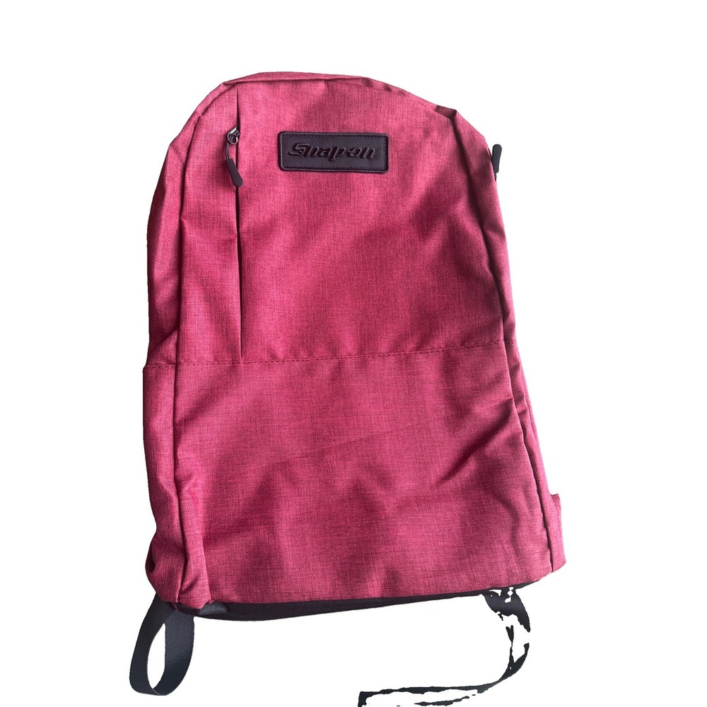 Snap On Red And Black Backpack